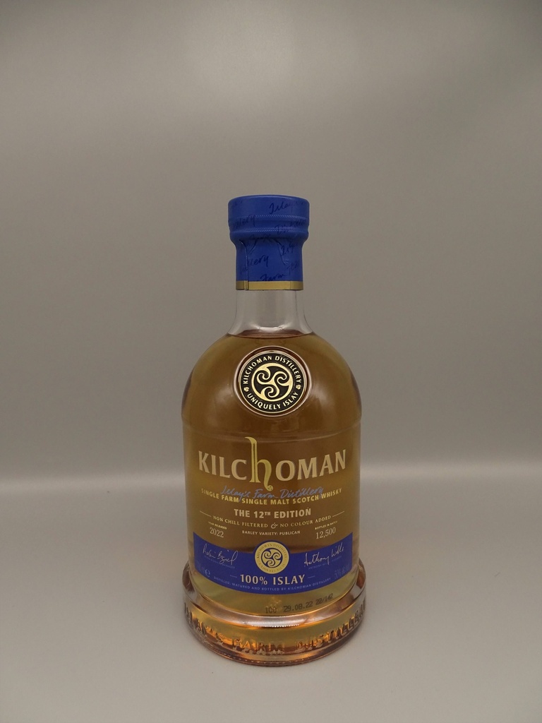 Kilchoman 100% Islay 12th Edition 2022 Bourbon & Sherry Casks 50%