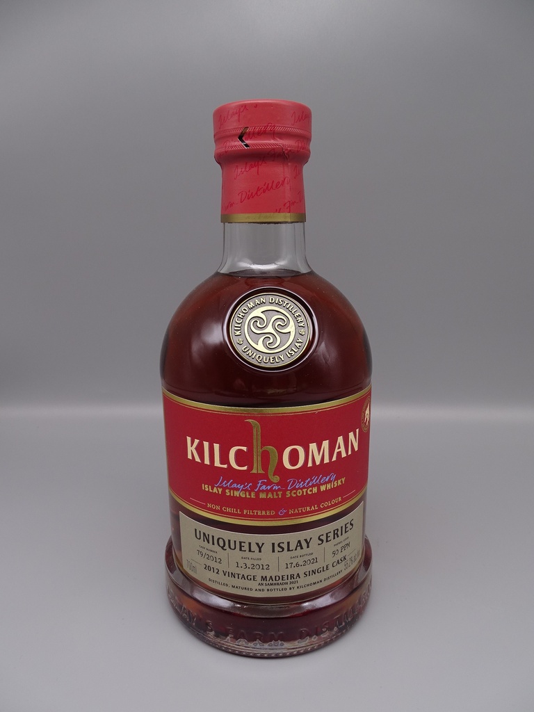 Kilchoman Vintage 2012 Uniquely Islay Series #2/9 Cask 79/2012 6y Fresh Bourbon Barrel 24m Finish in Fresh Madeira HH 55,2%