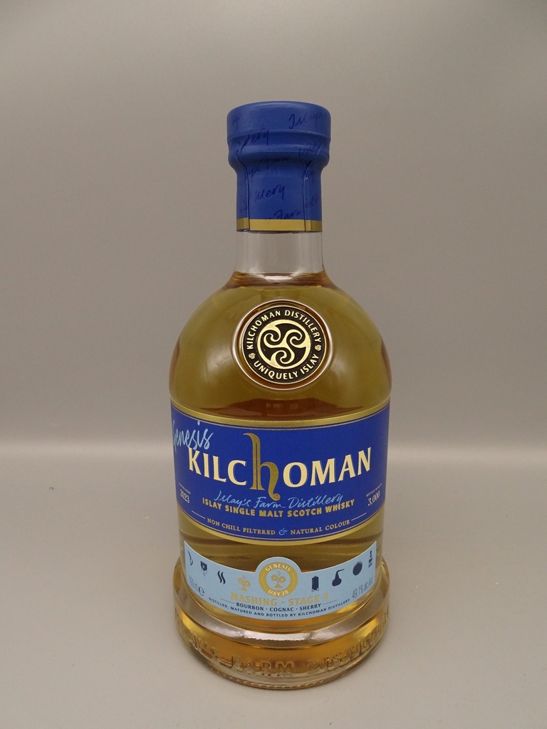 Kilchoman GENESIS Mashing Stage 4 75% Bourbon 20% Cognac 5% Shrry Casks 49,1%