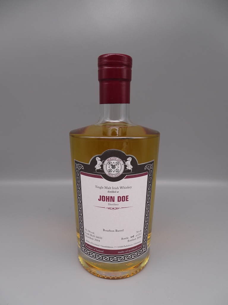 "John Doe" 2004/2016 Bourbon Single-Barrel 55,3% Cask Strength