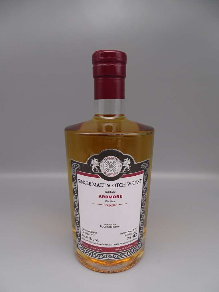 Ardmore 2011/2021 Bourbon Barrel 62,4%