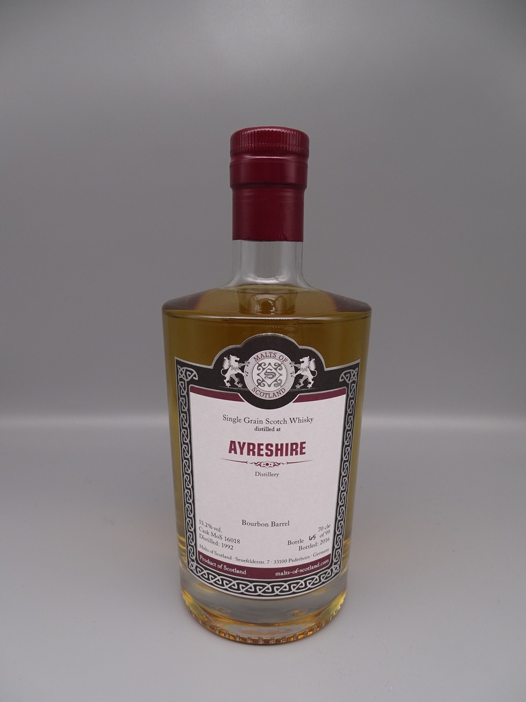 Ayreshire 1992 24yo Grain Single-Hogshead 53,2% Cask Strength