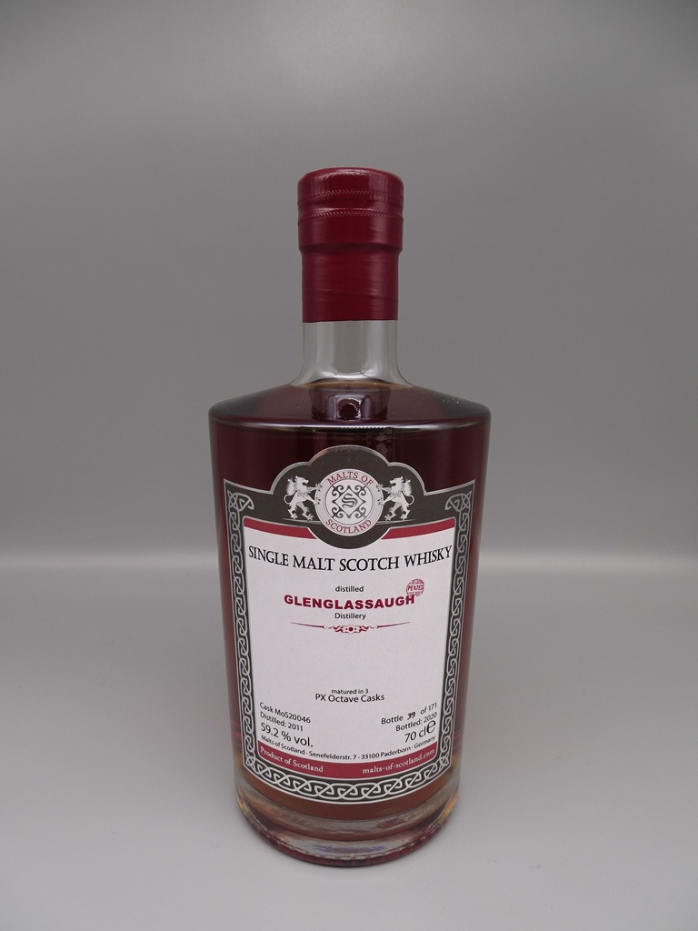Glenglassaugh 2011/2020 3 PX Octave Casks 59,2%