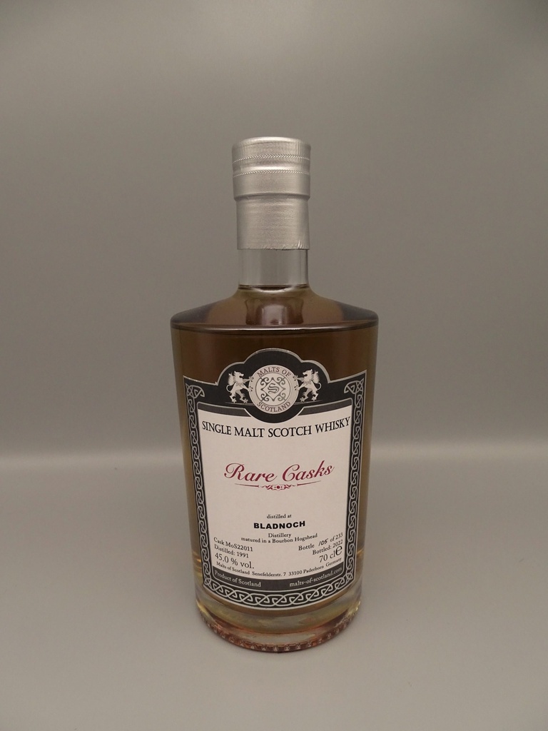 Bladnoch 1991/2022 Rare Casks Range Bourbon Hogshead 45,0%
