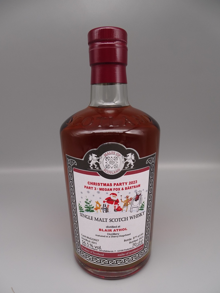 Blair Athol 2011/2023 Christmas Malt Sherry Hogshead 56,5%