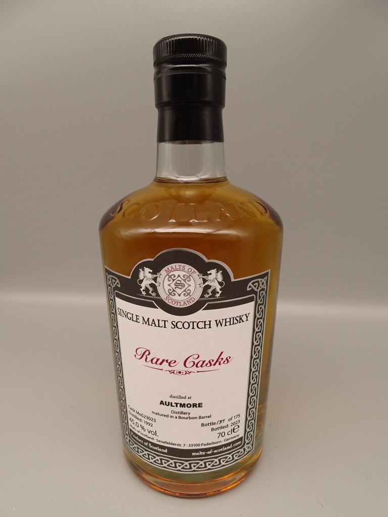 Aultmore 1992/2023 Bourbon Hogshead RARE CASK RANGE 45,0%
