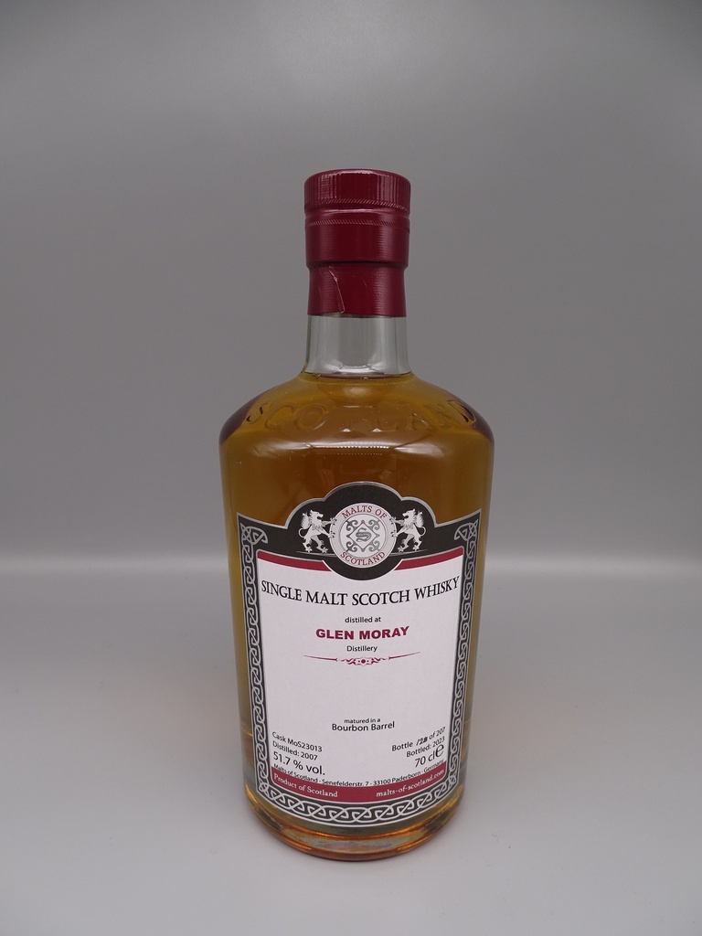 Glen Moray 2007/2023 Bourbon Barrel 51,7%