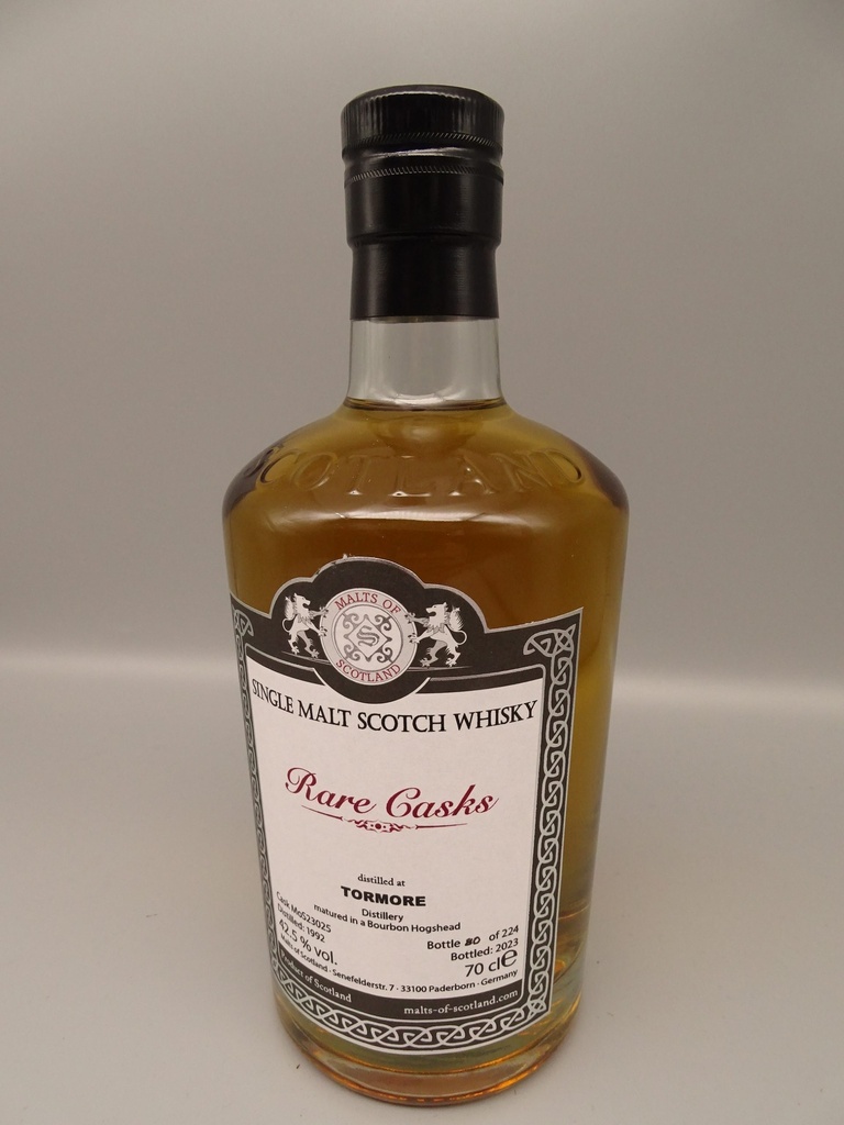 Tormore 1992/2023 Bourbon Hogshead RARE CASK RANGE 42,5%