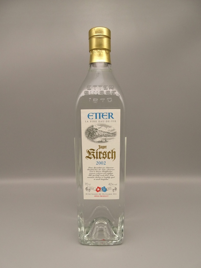 ETTER Zuger Jahrgangs-Kirsch 2002 42% 70 cl
