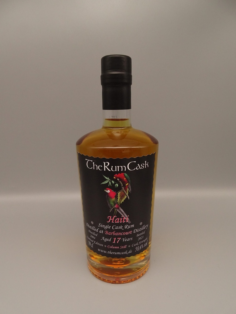 HAITI 2004/2021 17yo Barbancourt Destillerie Single Cask 58,6% Cask Strength 500ml