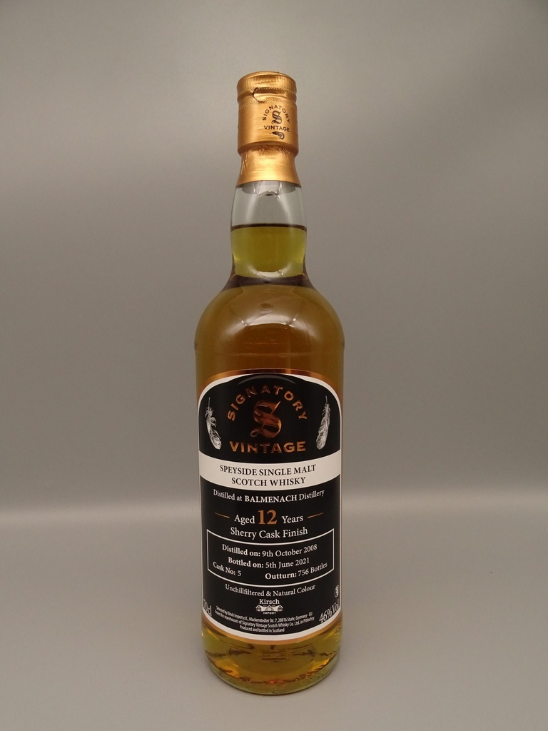 Balmenach 2008/2021 Cask No. 5 Kirsch 46%