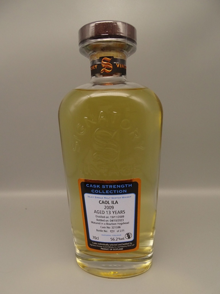 Caol Ila 2009/2023 13yo Bourbon HH Cask No. 321596 56,2%