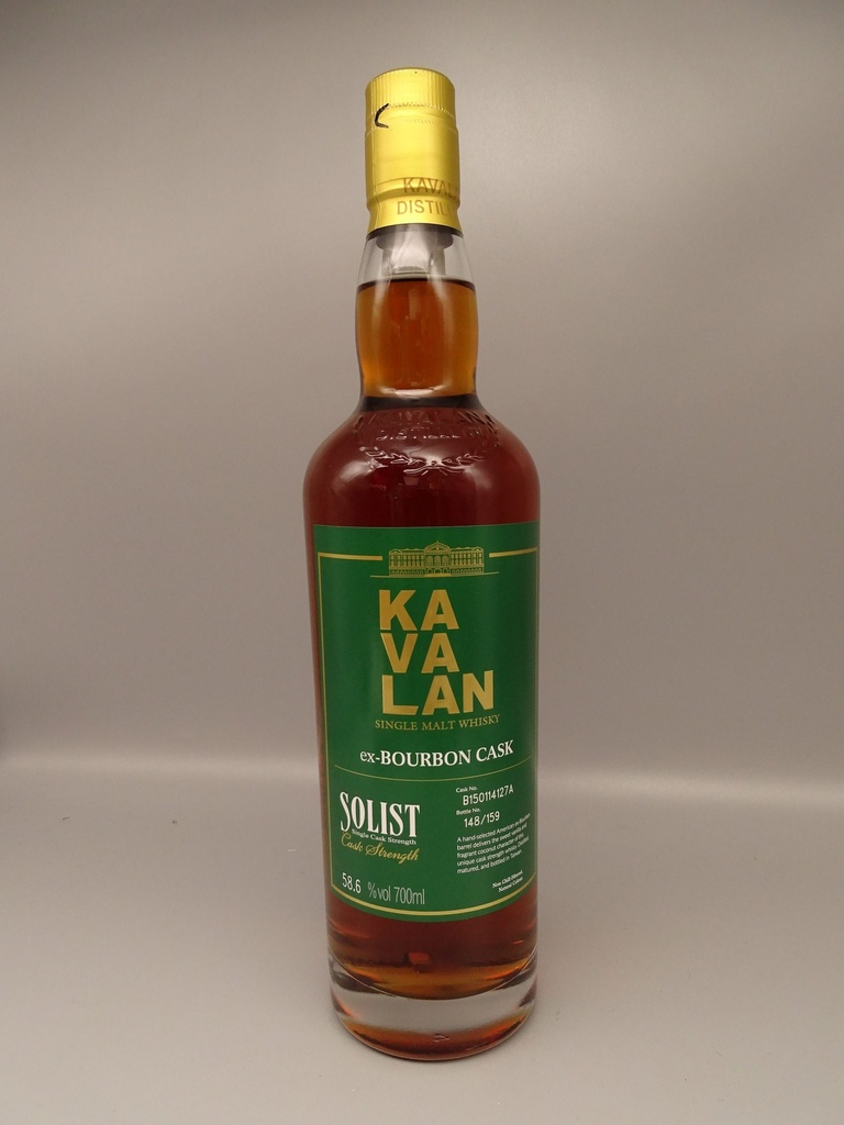 Kavalan Solist ex-Bourbon Cask 50-60% Cask Strength