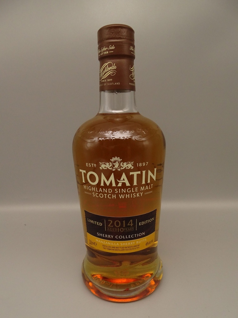Tomatin 10yo 2014 "Sherry Collection" Manzanilla Casks Finish 46%
