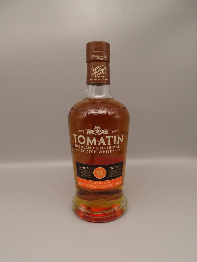 Tomatin 15yo Portuguese Collection 7y Moscatel Casks Maturation 46%