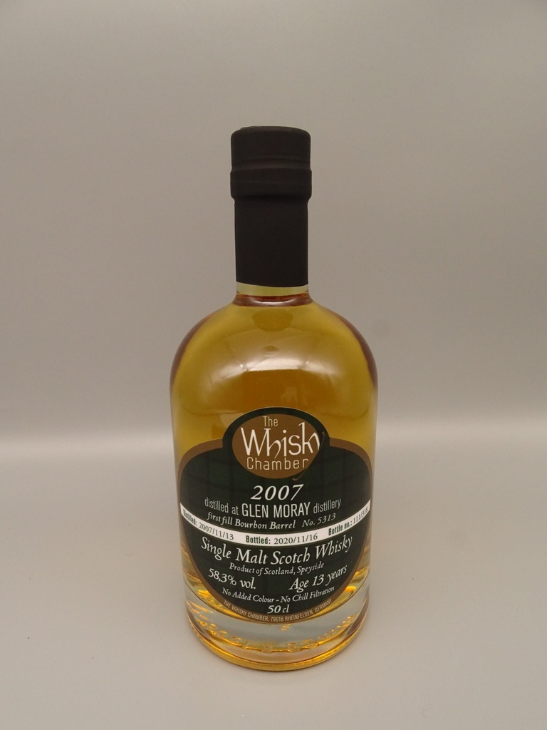 Glen Moray 2007/2020 13yo 1st Fill Bourbon Single Barrel 58,3%
