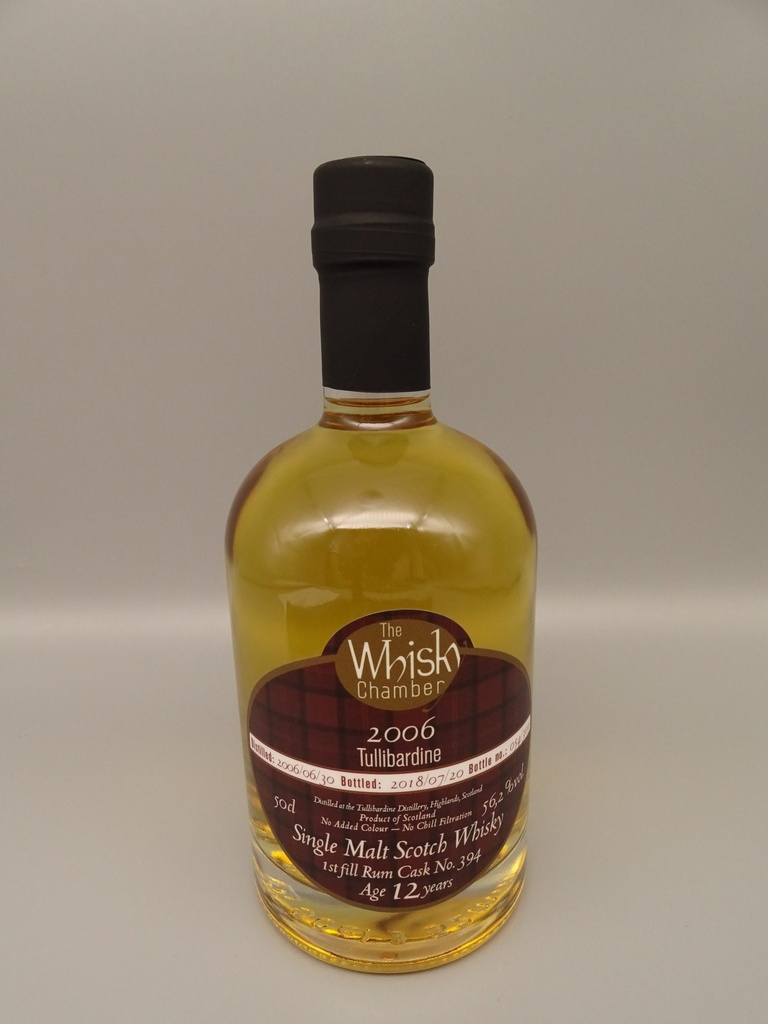 Tullibardine 2006/2018 12yo 1st Fill Rum Cask 56,2%