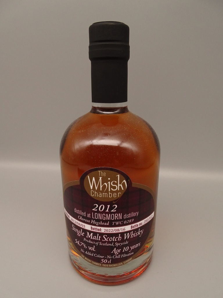 Longmorn 2012/2022 10yo Oloroso Hogshead 54,7%