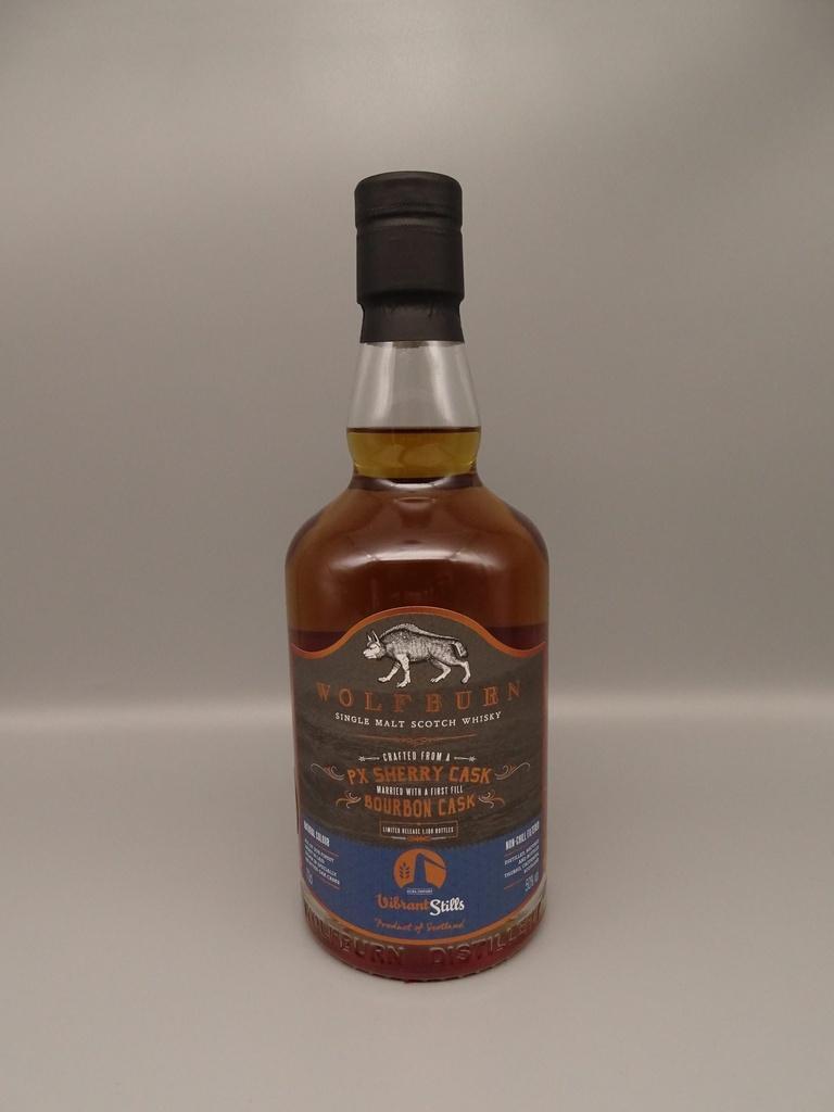 Wolfburn 2020 7yo "Vibrant Stills" PX-Sherry/Bourbon Casks 50%