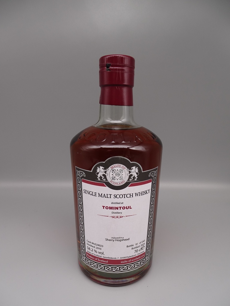 Tomintoul 2010/2024 Sherry Hogshead 58,2%