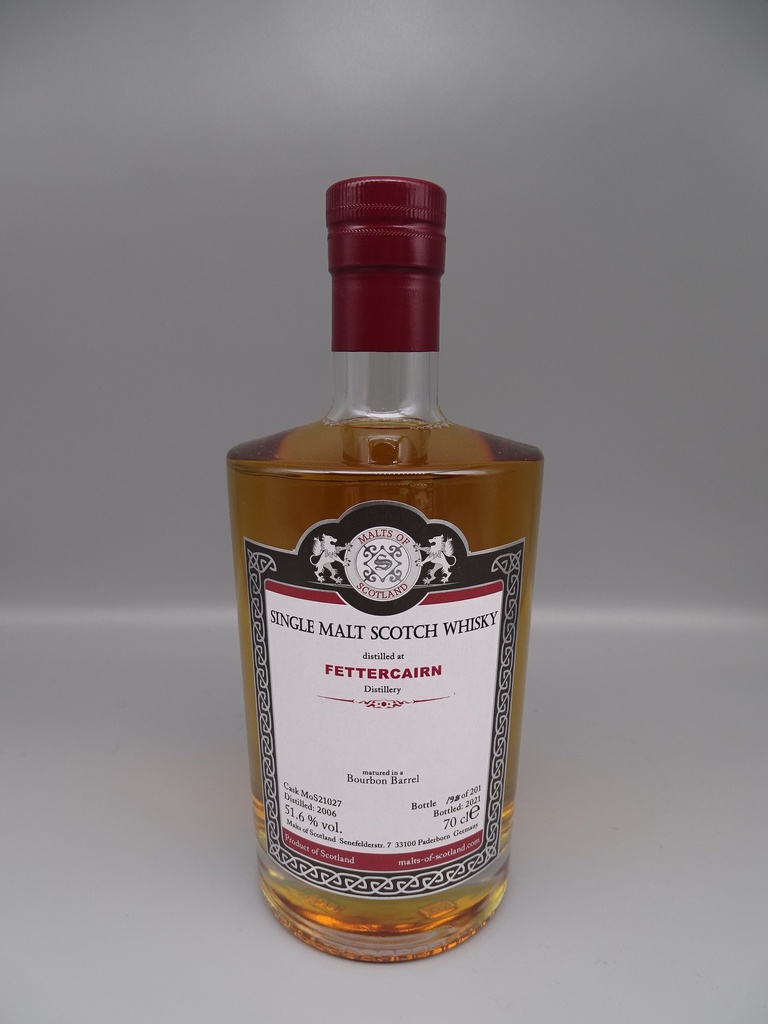 Fettercairn 2006/2021 Bourbon Barrel No. #MoS21027 51,6%