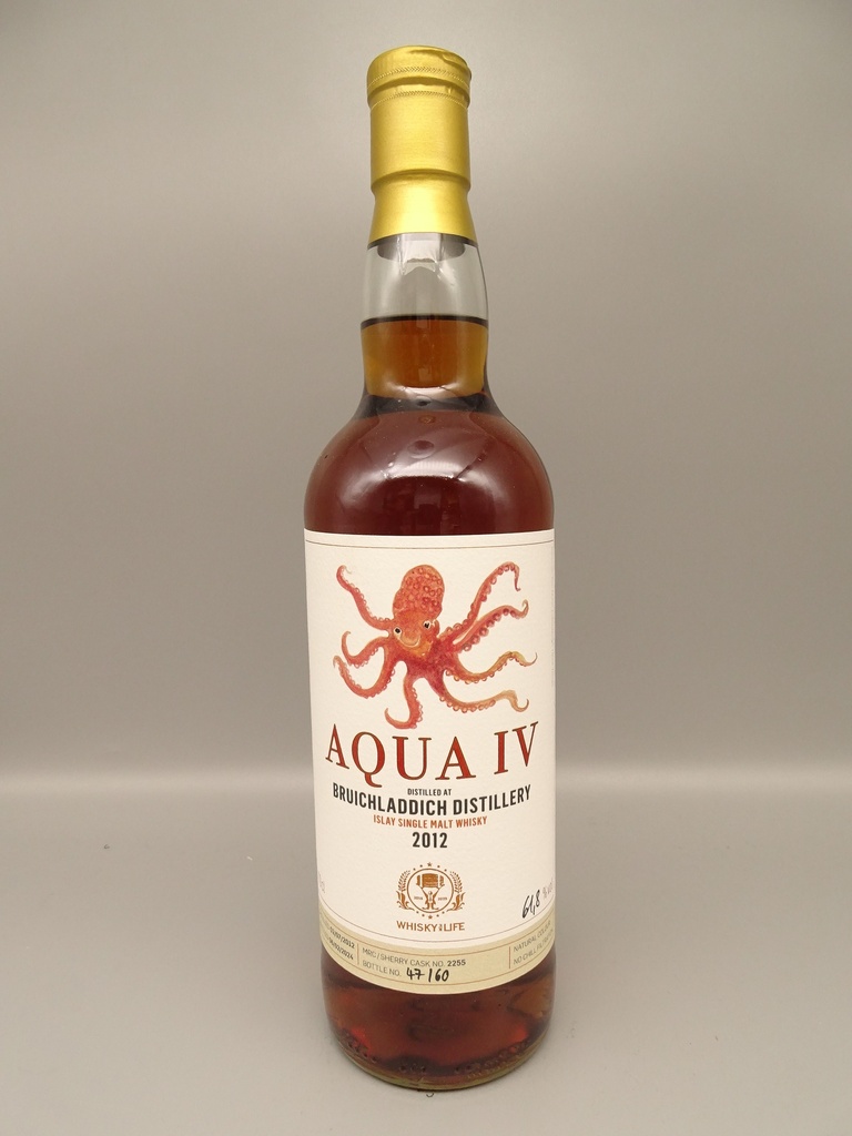 Bruichladdich 2012/2024 11yo AQUA IV 9yrs MRC/3yrs Sherry Cask #2255 61,8%
