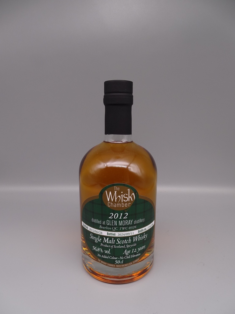 Glen Moray 2012/2024 12yo Bourbon Quarter Cask 56,8%