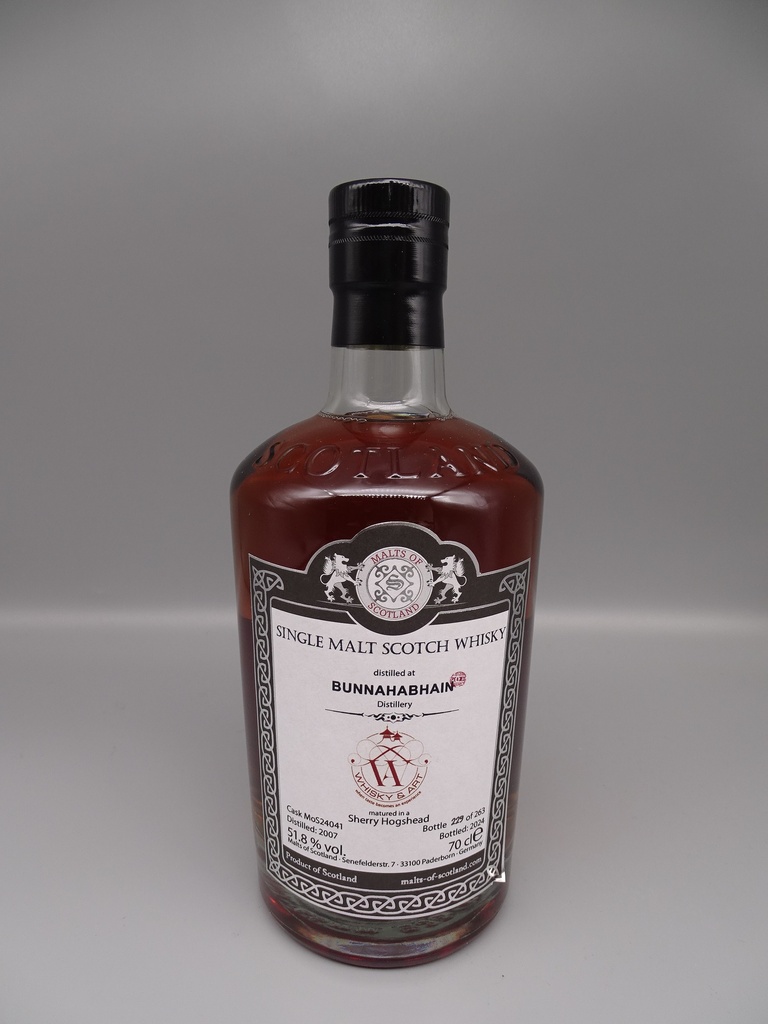 Bunnahabhain 2007/2024 Sherry Hogshead Whisky & Art 51,8%