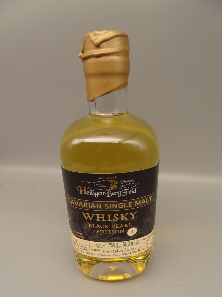 HeiligenBergFeld Black Pearl Edition Nr. 1 Ex Islay/Rum Cask 60,1% 500ml