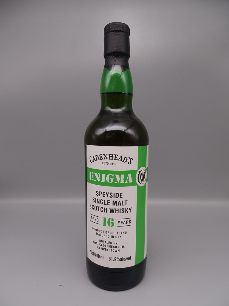 Enigma Speyside Single Malt Pineau de Charentes Finish since 2020 51,9%