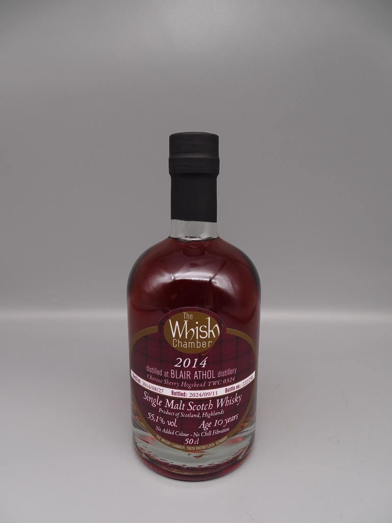Blair Athol 2014/2024 10yo Oloroso Sherry Hogshead 55,1%