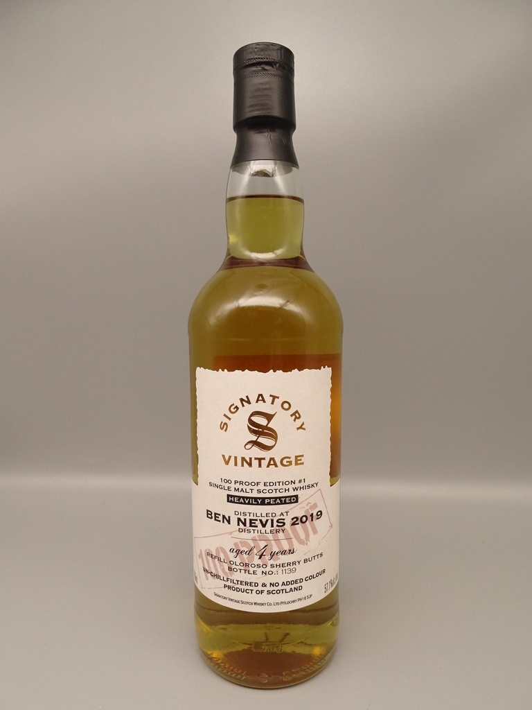 Ben Nevis 2015/2025 9yo 100 Proof Edition No. 48 57,10%