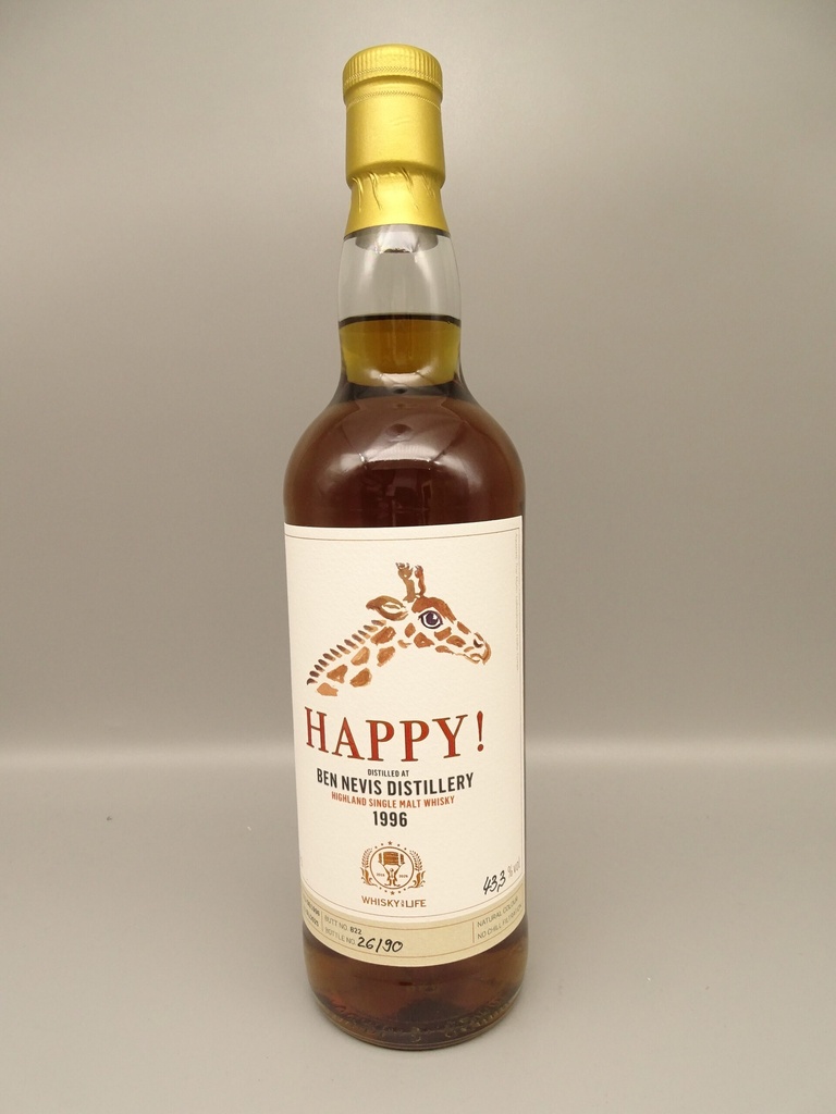 Ben Nevis 1996/2025 28yo HAPPY! Butt No. 822 43,3%