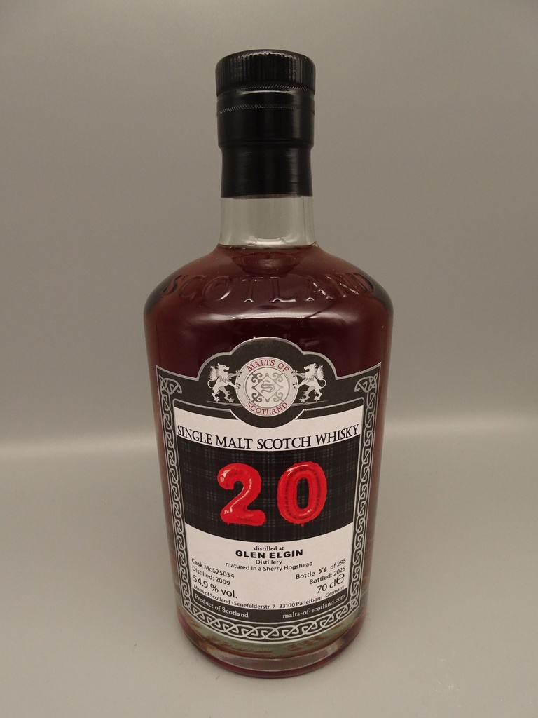 Glen Elgin 2009/2025 16y MoS Sherry Hogshead 54,9%