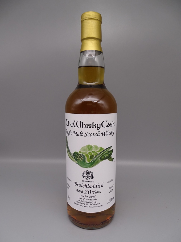 Bruichladdich 2005/2025 20yo "WfL Joint-Bottling" Fresh Bourbon Barrel 52,3%