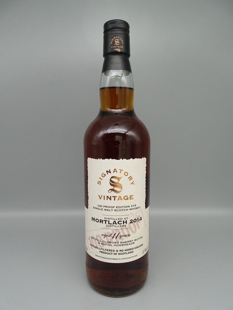 Mortlach 2014/2026 11yo 1st Fill & Refill Sherry Butts 100 Proof Ed. Nr. 73 57,1%