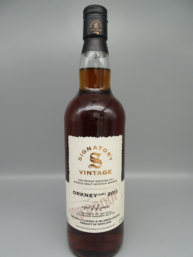 Orkney 2011/2026 14yo 1st Fill Oloroso Sherry Butts Finish 100 Proof Ed. Nr. 71 57,1%
