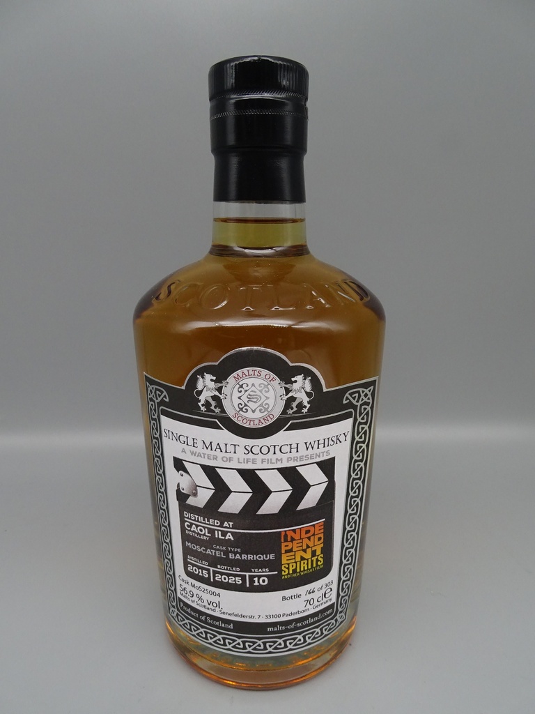 Caol Ila 2015/2025 Moscatel Barrique Independent Spirits 56,9%