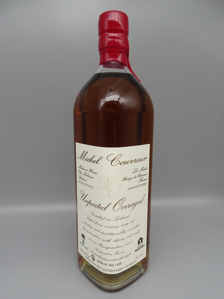 Michel Couvreur UNPEATED OVERAGED for Germany 2025 Malt Whisky 53,3% Cask Strength (Kopie)