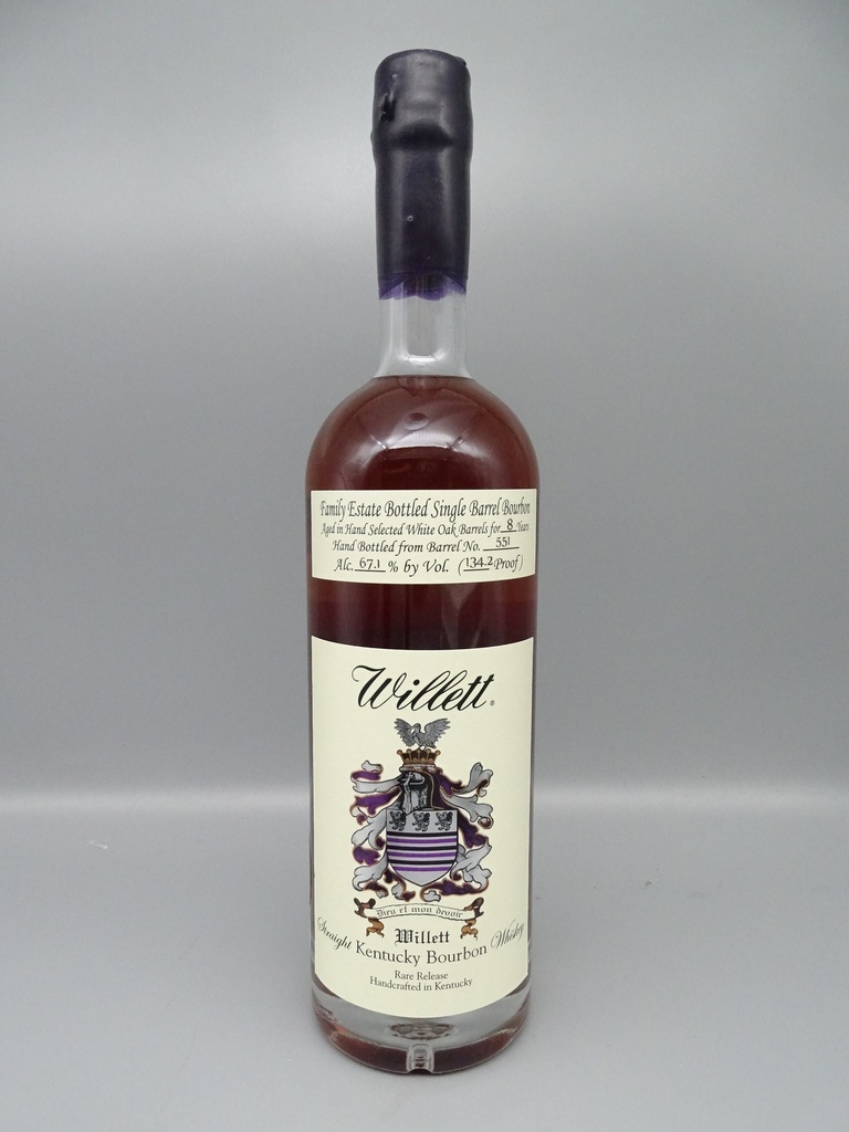 WILLET 8yo Family Estate Bourbon Single Barrel 551 50th anniversary Kirsch Import 67,10%