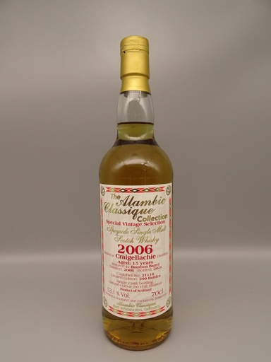 Craigellachie 2006/2021 15yo Bourbon Barrel 53,1%