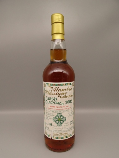 Irish Diamonds Small Batch 01 2005 16yo Burgundy Barrique Barrel 59,4%