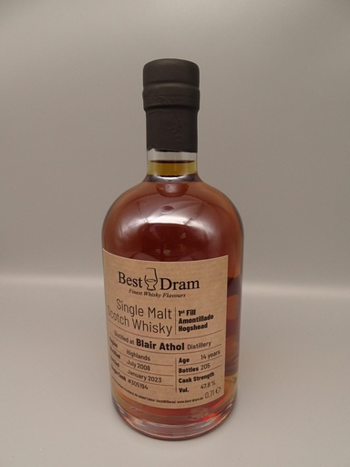 Blair Athol 2008/2023 14yo 1st Fill Amontillado Hogshead 47,8%