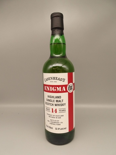 Enigma Peated Highland Single Malt Whisky 14yo Bourbon Casks 53,9%