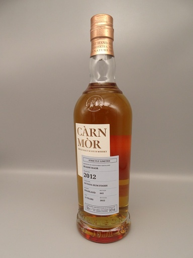 Càrn Mòr Strictly Ltd Ruadh Mor 2012 Guyana Rum Finish 54,2%