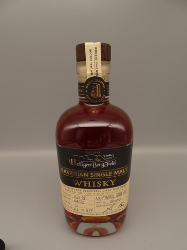 HeiligenBergFeld 2019/2022 Cask No. 5 First Fill Oloroso 58,1% 500ml