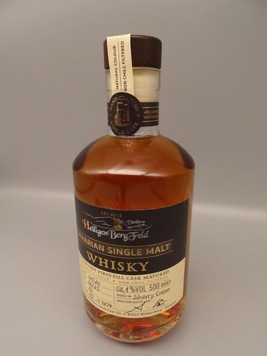 HeiligenBergFeld 2020/2023 Cask No. 10 First Fill Cream Sherry 58,1% 500ml