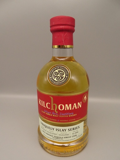 Kilchoman Vintage 2012 Uniquely Islay Series #4/5 Cask 823/2012 Bourbon Barrel 2y Finish in Tequila Cask 53,1%
