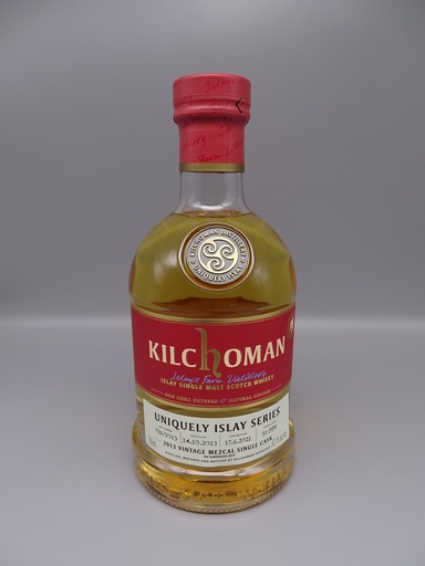 Kilchoman Vintage 2013 Uniquely Islay Series #5/9 Cask 726/2013 7y Bourbon Barrel 6m Finish in Mezcal Cask 52,1%