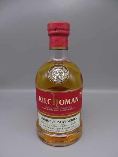 Kilchoman Vintage 2013 Uniquely Islay Series #6/9 Cask 483/2013 7y Fresh Bourbon Barrel 6m Finish in Tequila Cask 54,5%